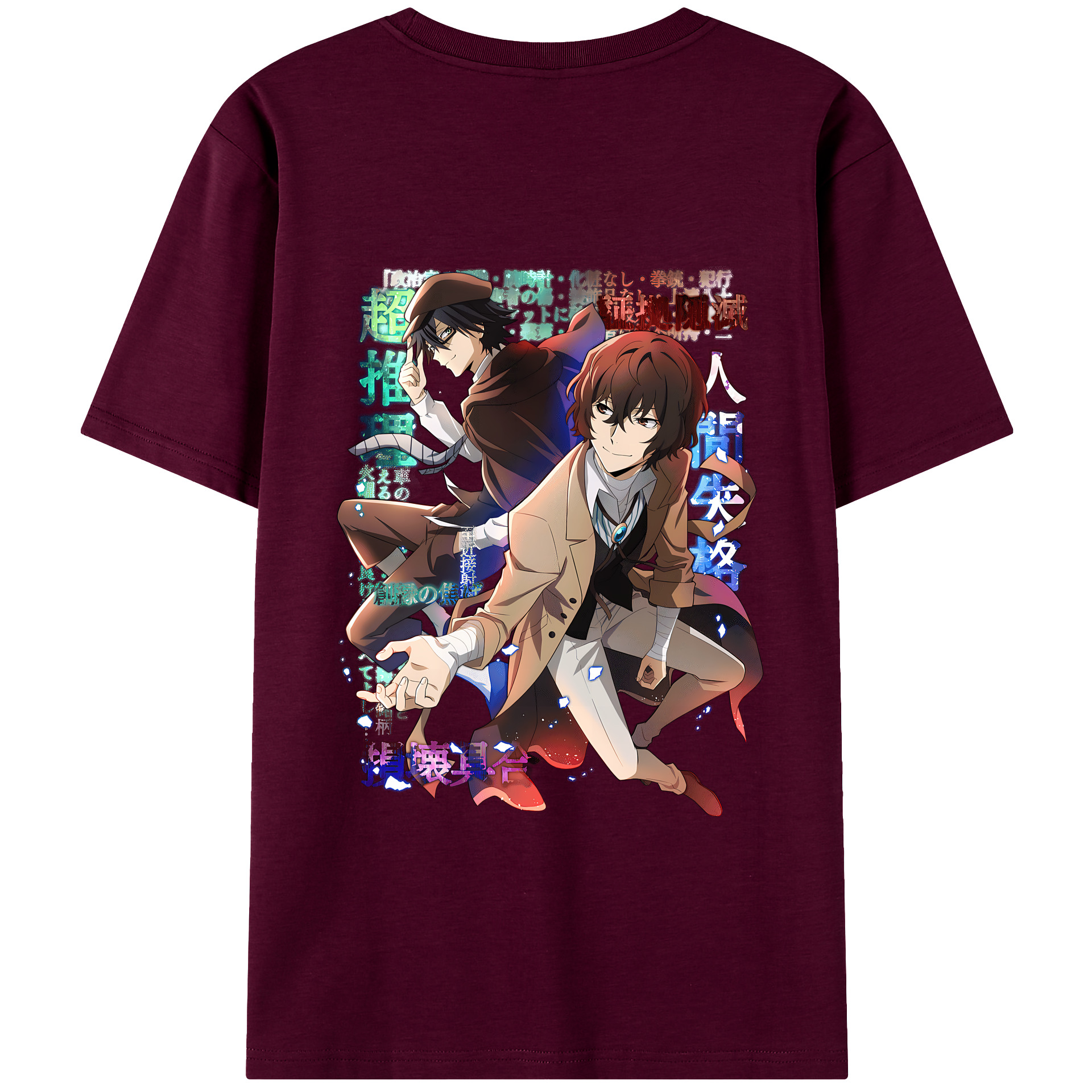 （画像用） 文豪ストレイドッグス Bungo Stray Dogs レディース半袖Tシャツ(バックプリント)